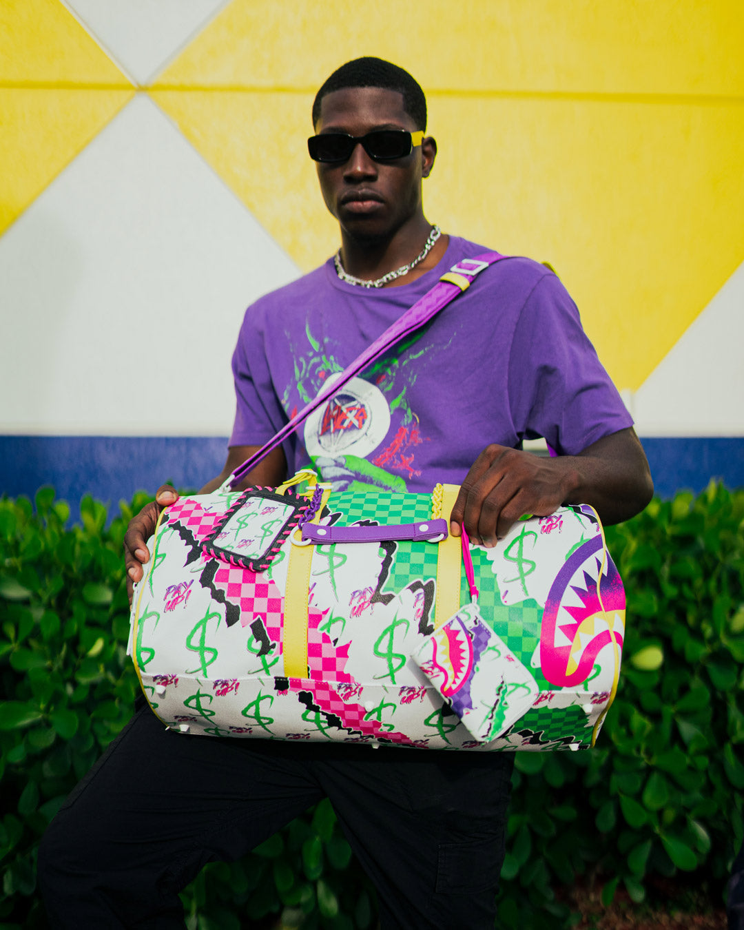 DREAMY TECHNICOLOR DUFFLE – SPRAYGROUND®