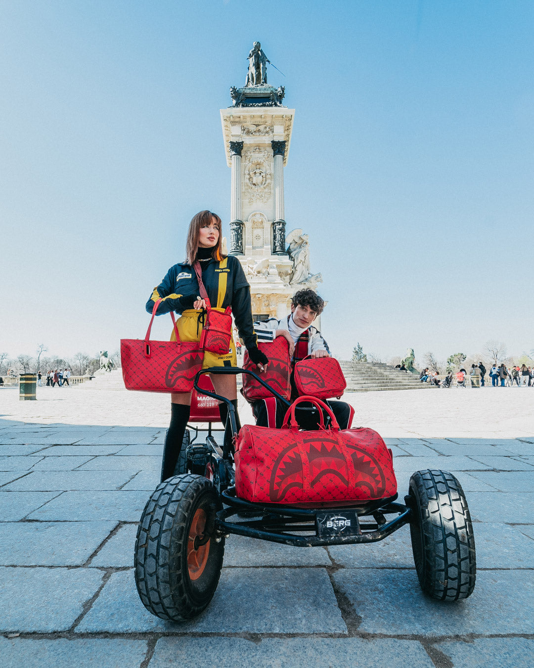 SPRAYGROUND® DUFFLE MONEYGRAM BRICK DUFFLE