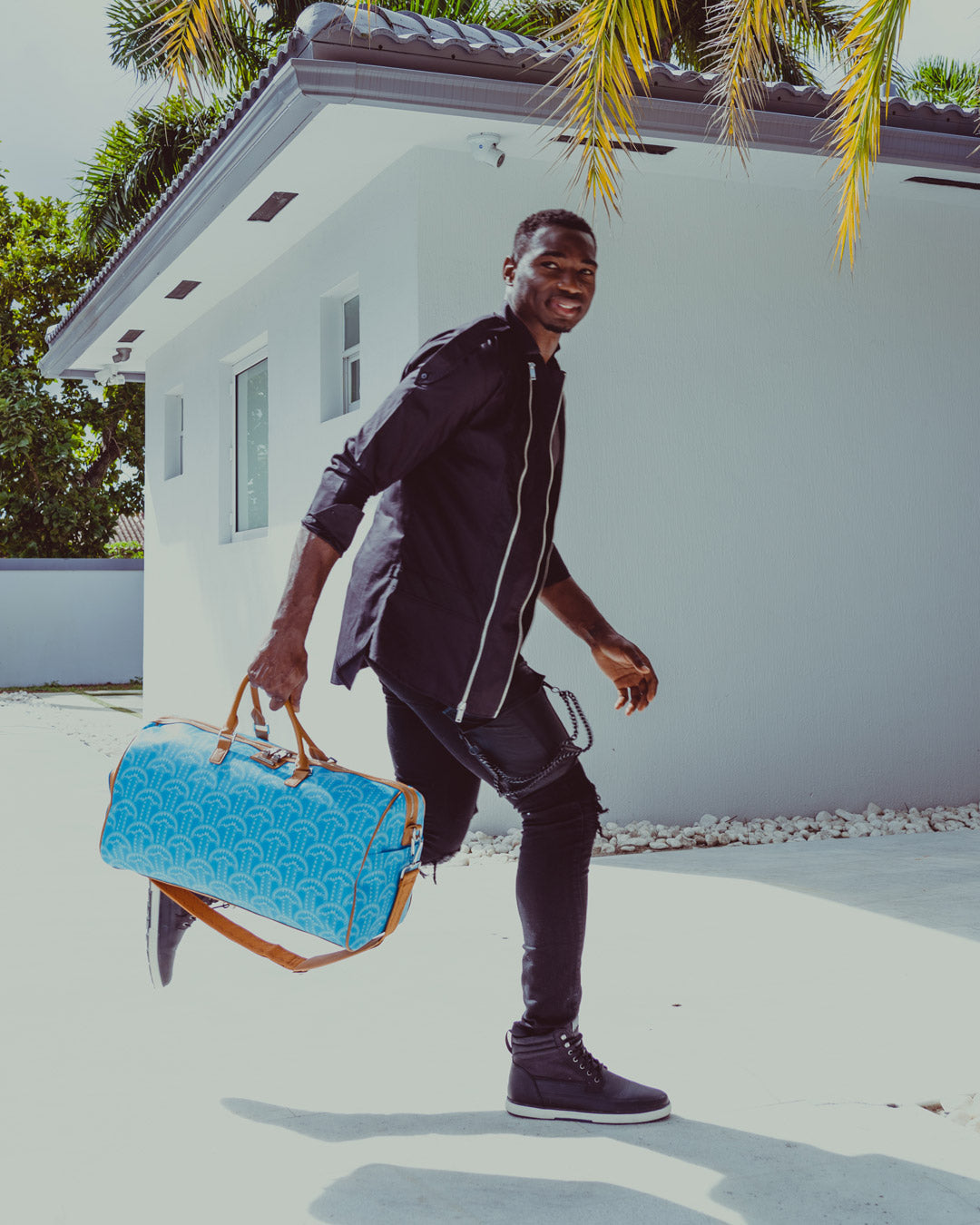 SPRAYGROUND® DUFFLE ILLUCHAINS TURQ DUFFLE