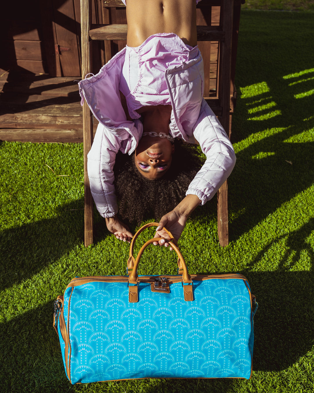 SPRAYGROUND® DUFFLE ILLUCHAINS TURQ DUFFLE