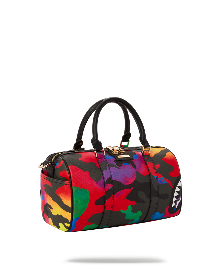 Sprayground Camoburst Mini Duffle Bag