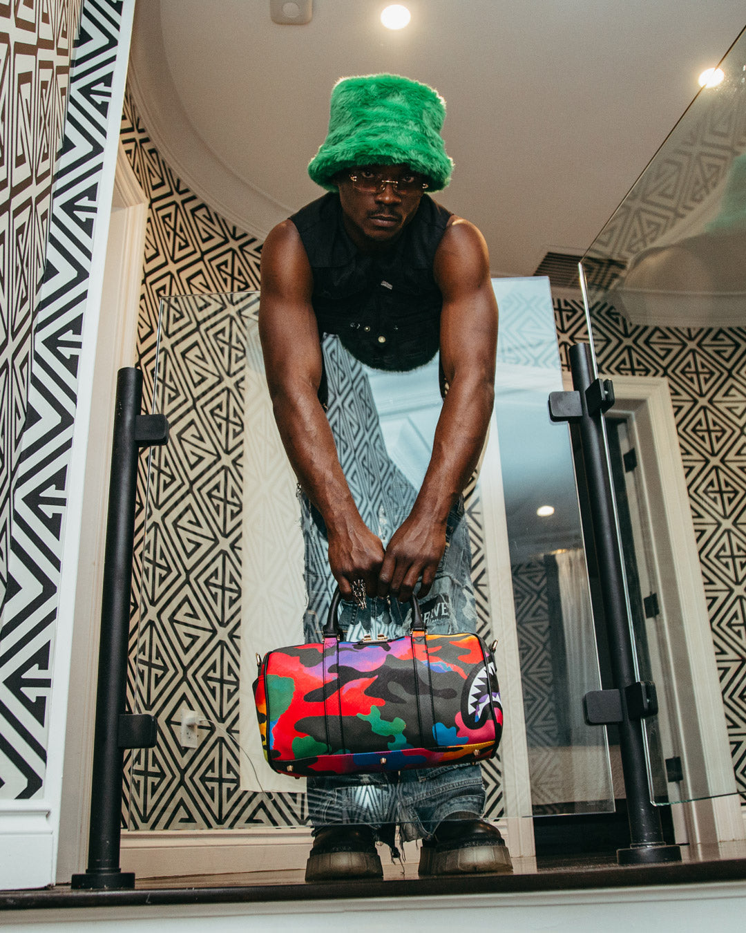 SPRAYGROUND® DUFFLE CAMOBURST MINI DUFFLE