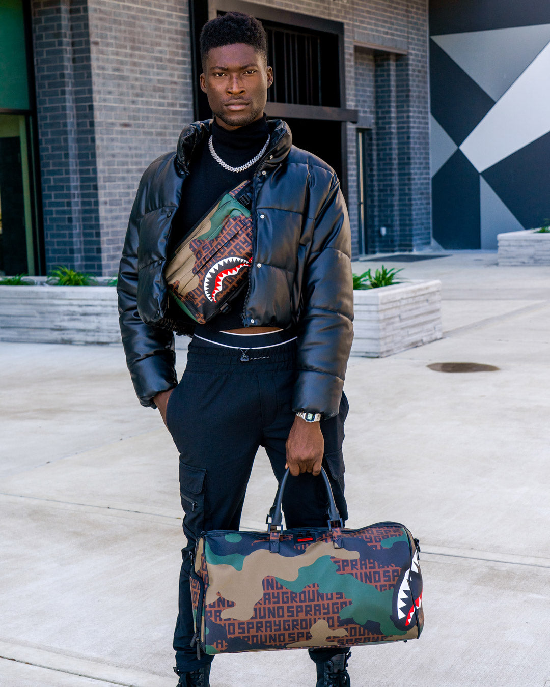 SPRAYGROUND® DUFFLE CAMO INFINITI DUFFLE