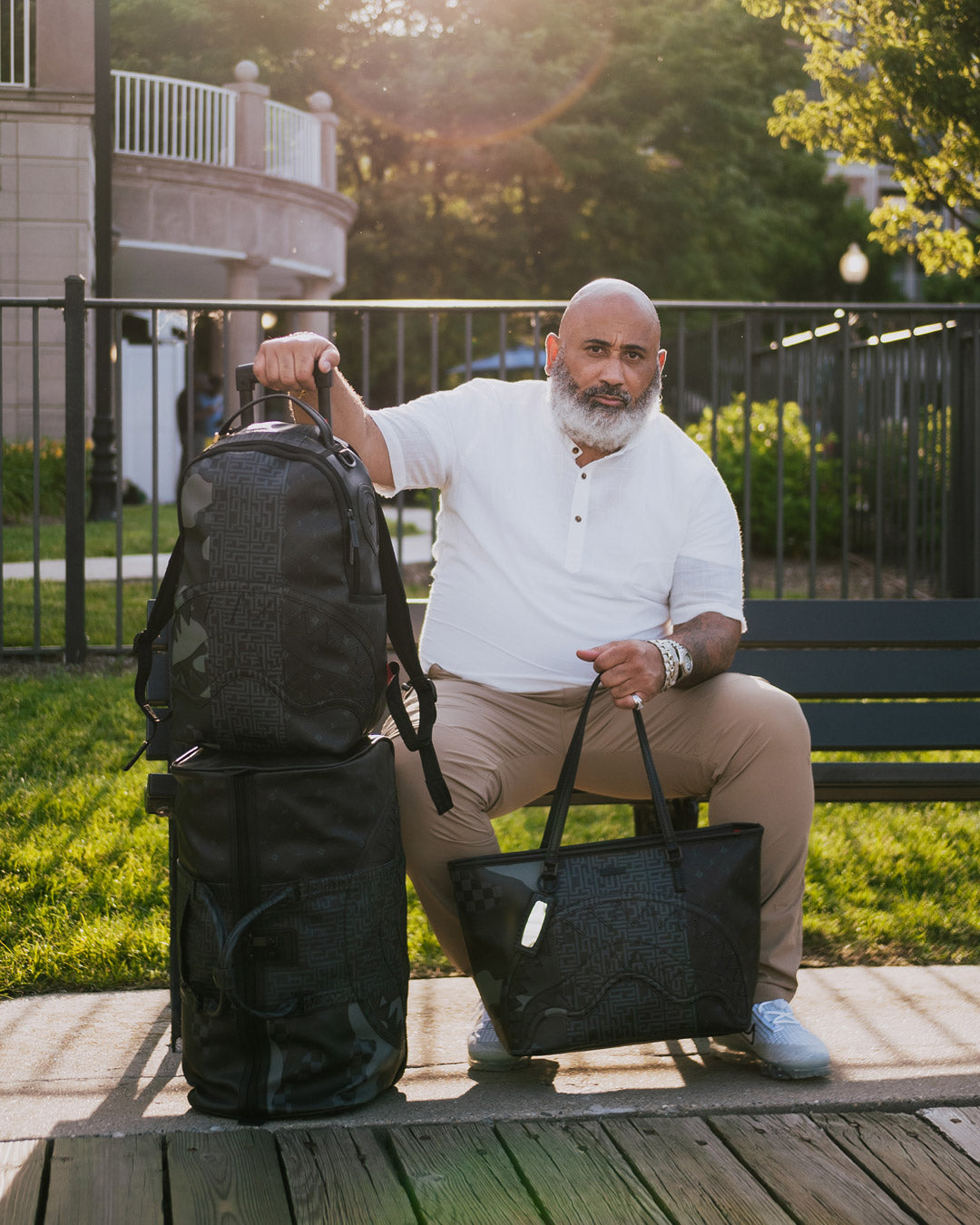 Sprayground Money 3AM Backpack-White