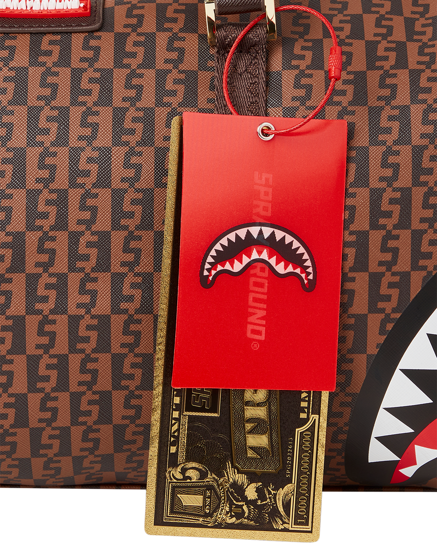 SPRAYGROUND® DUFFLE CASHIN CHECKS MINI DUFFLE