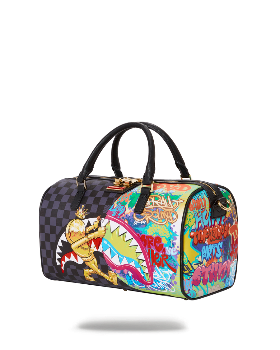 SPRAYGROUND® DUFFLE ASTROMANE SHARKS IN SPACE MINI DUFFLE
