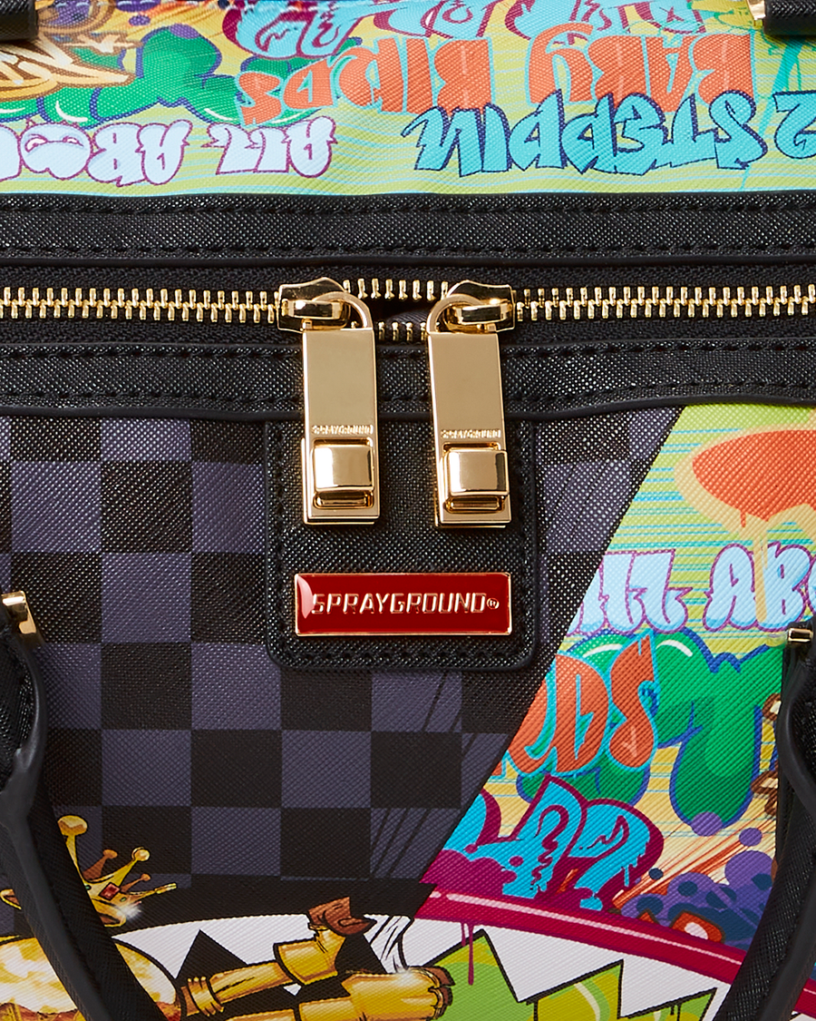 SPRAYGROUND® DUFFLE ASTROMANE SHARKS IN SPACE MINI DUFFLE