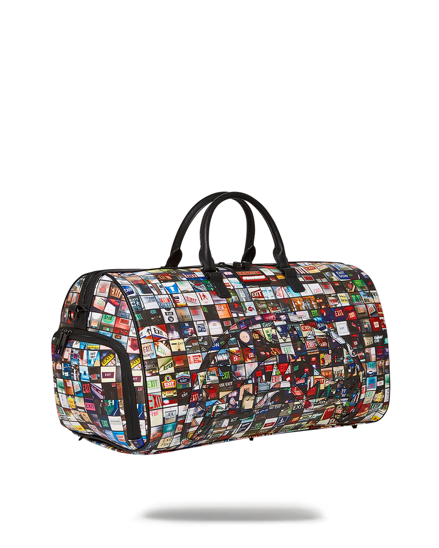 SPRAYGROUND® DUFFLE EXIT ART COLLAB DUFFLE