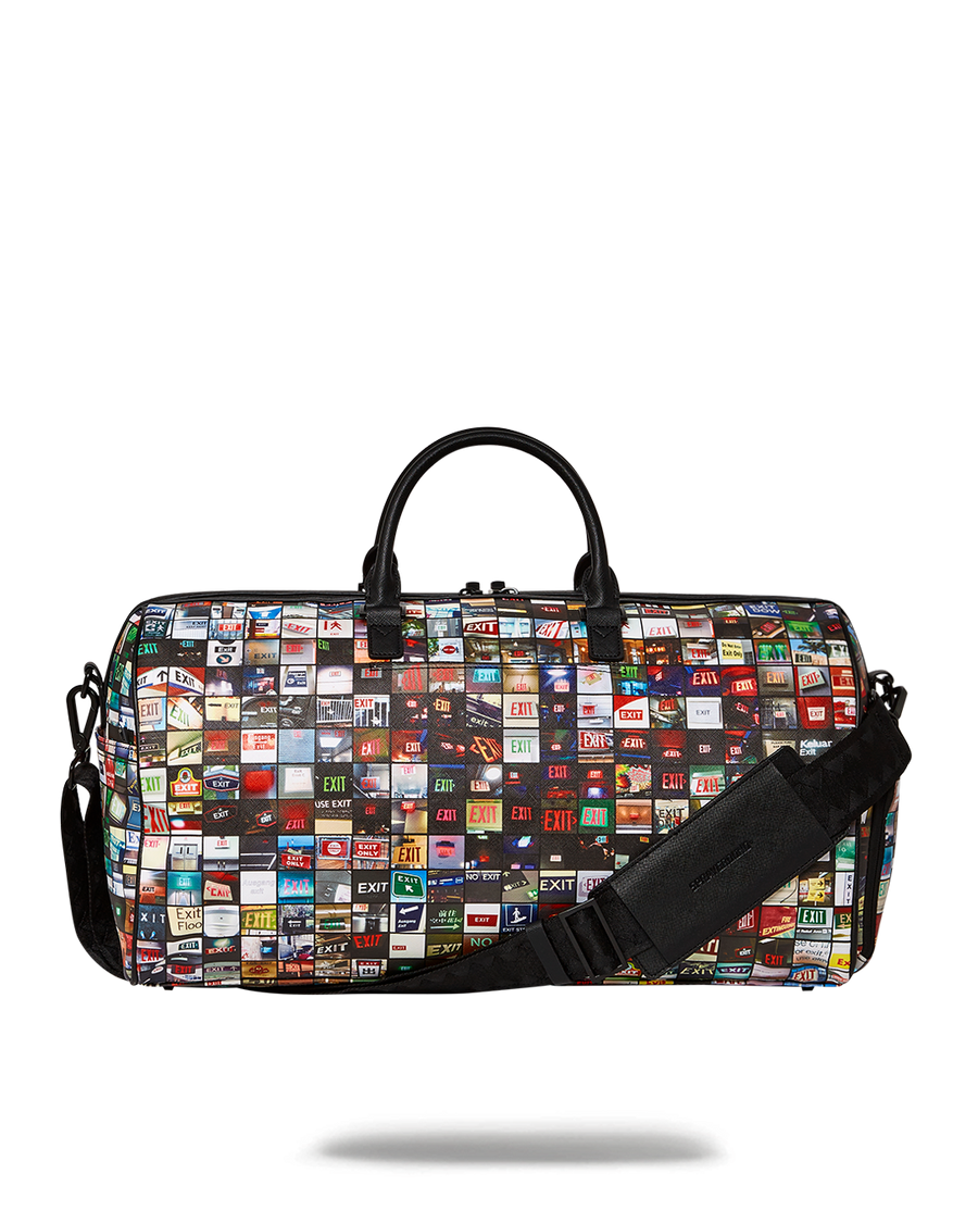 SPRAYGROUND® DUFFLE EXIT ART COLLAB DUFFLE