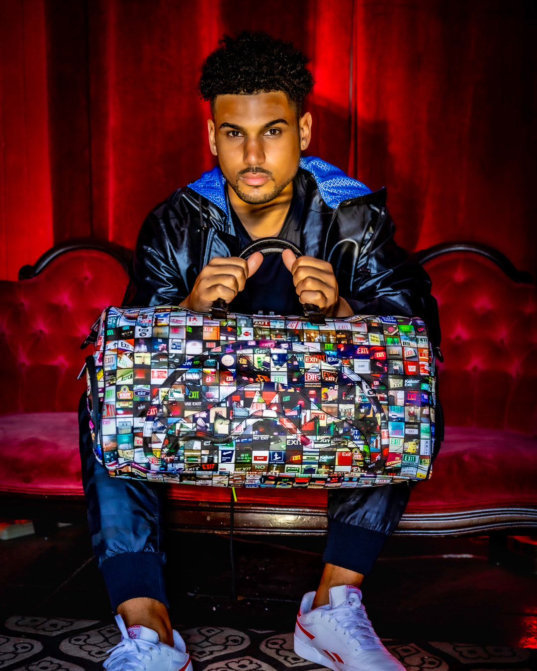 SPRAYGROUND® DUFFLE EXIT ART COLLAB DUFFLE