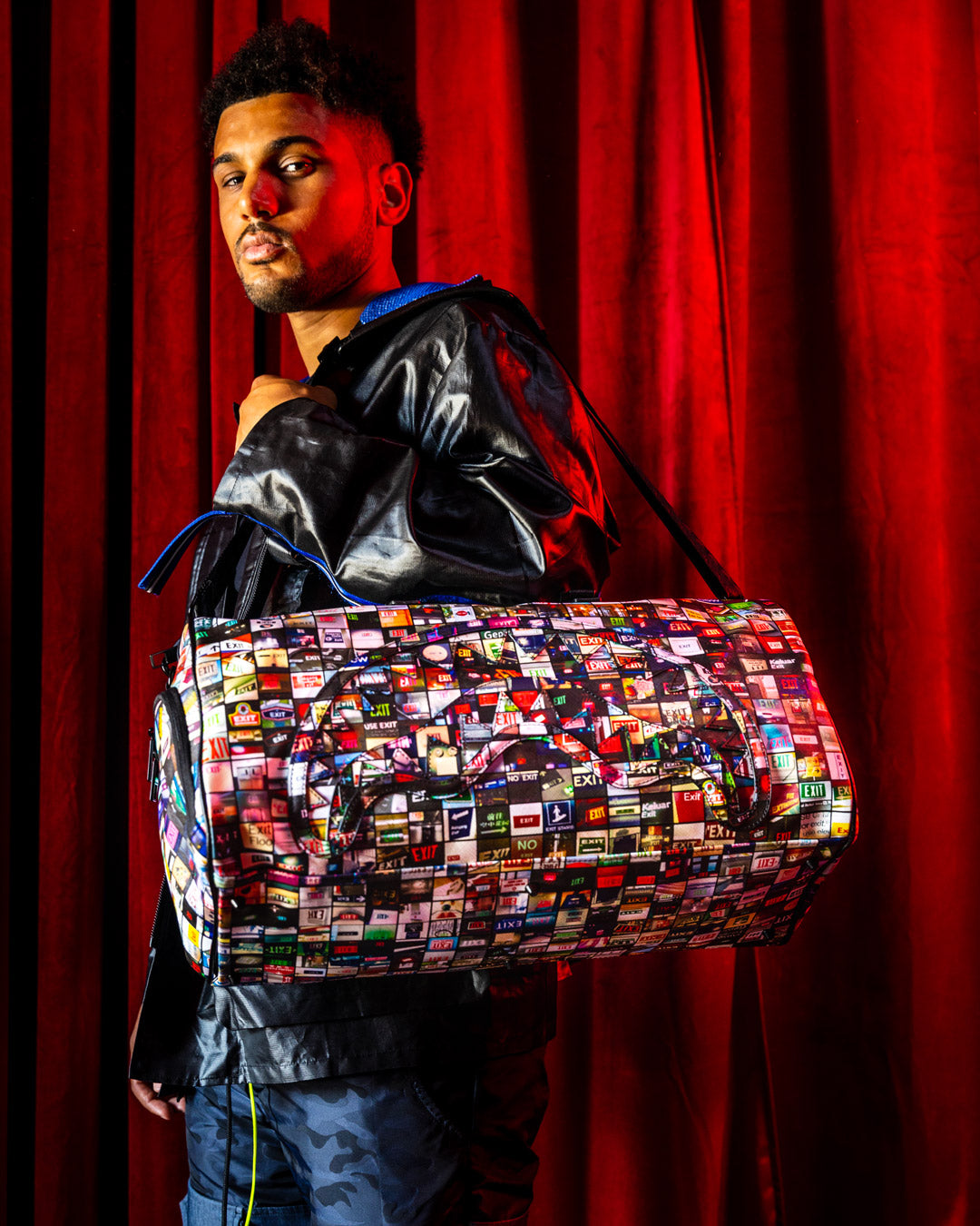 SPRAYGROUND® DUFFLE EXIT ART COLLAB DUFFLE