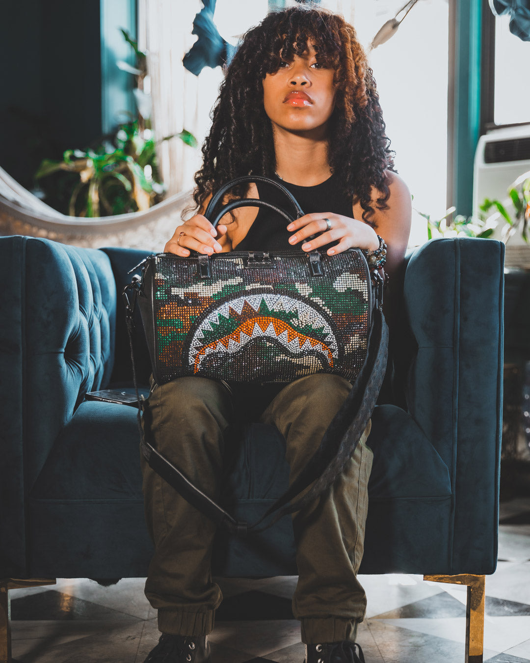 SPRAYGROUND® DUFFLE TRINITY CAMO MINI DUFFLE