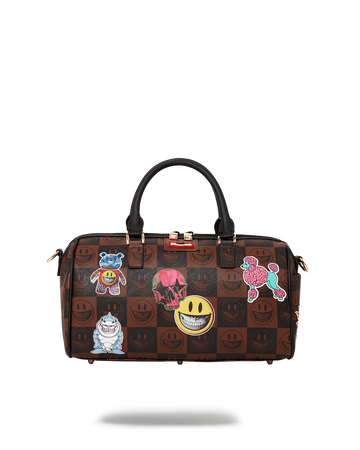 sprayground duffle bag brown