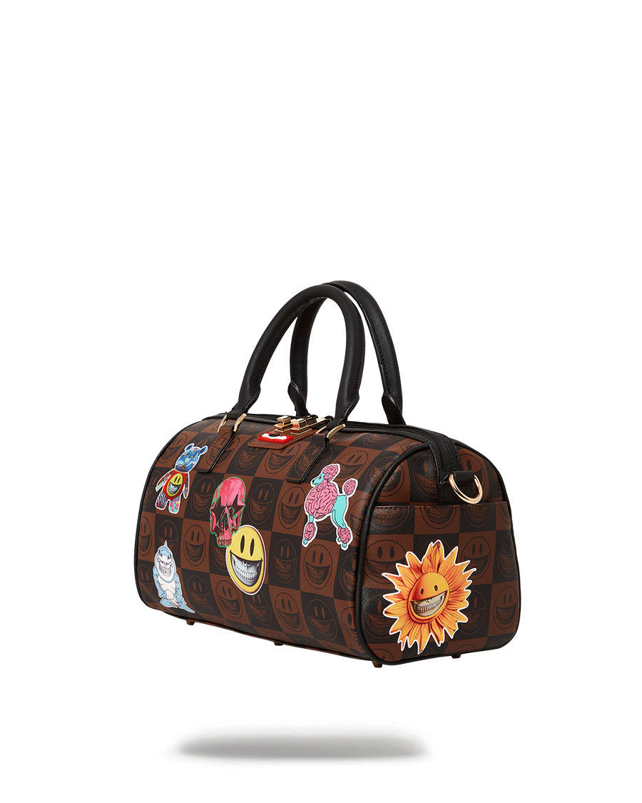 SPRAYGROUND® DUFFLE GLOBAL MOGUL POPAGANDA RON ENGLISH EDITION MINI DUFFLE