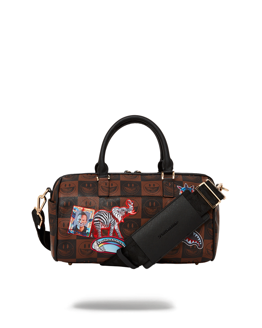 SPRAYGROUND® DUFFLE GLOBAL MOGUL POPAGANDA RON ENGLISH EDITION MINI DUFFLE