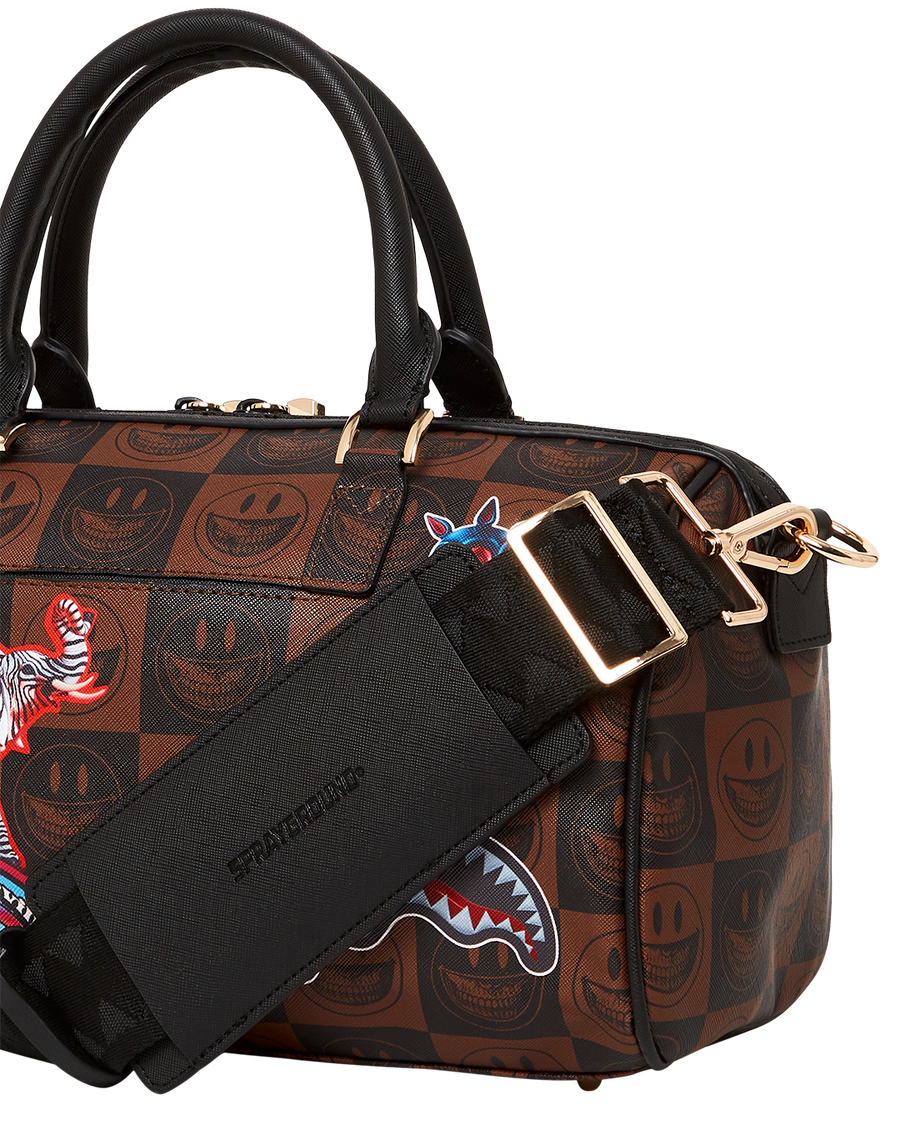 SPRAYGROUND® DUFFLE GLOBAL MOGUL POPAGANDA RON ENGLISH EDITION MINI DUFFLE