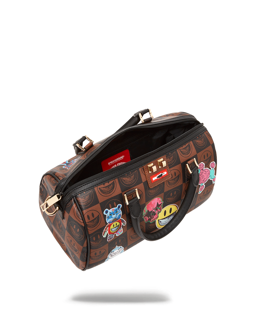 SPRAYGROUND® DUFFLE GLOBAL MOGUL POPAGANDA RON ENGLISH EDITION MINI DUFFLE