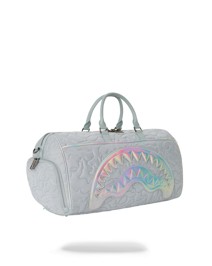 SPRAYGROUND® DUFFLE MIRASHAKU IRIDESCENT QUILT DUFFLE