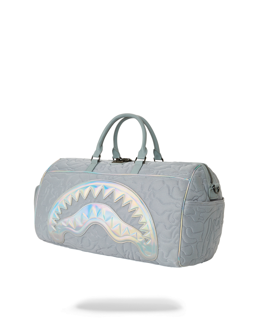 SPRAYGROUND® DUFFLE MIRASHAKU IRIDESCENT QUILT DUFFLE