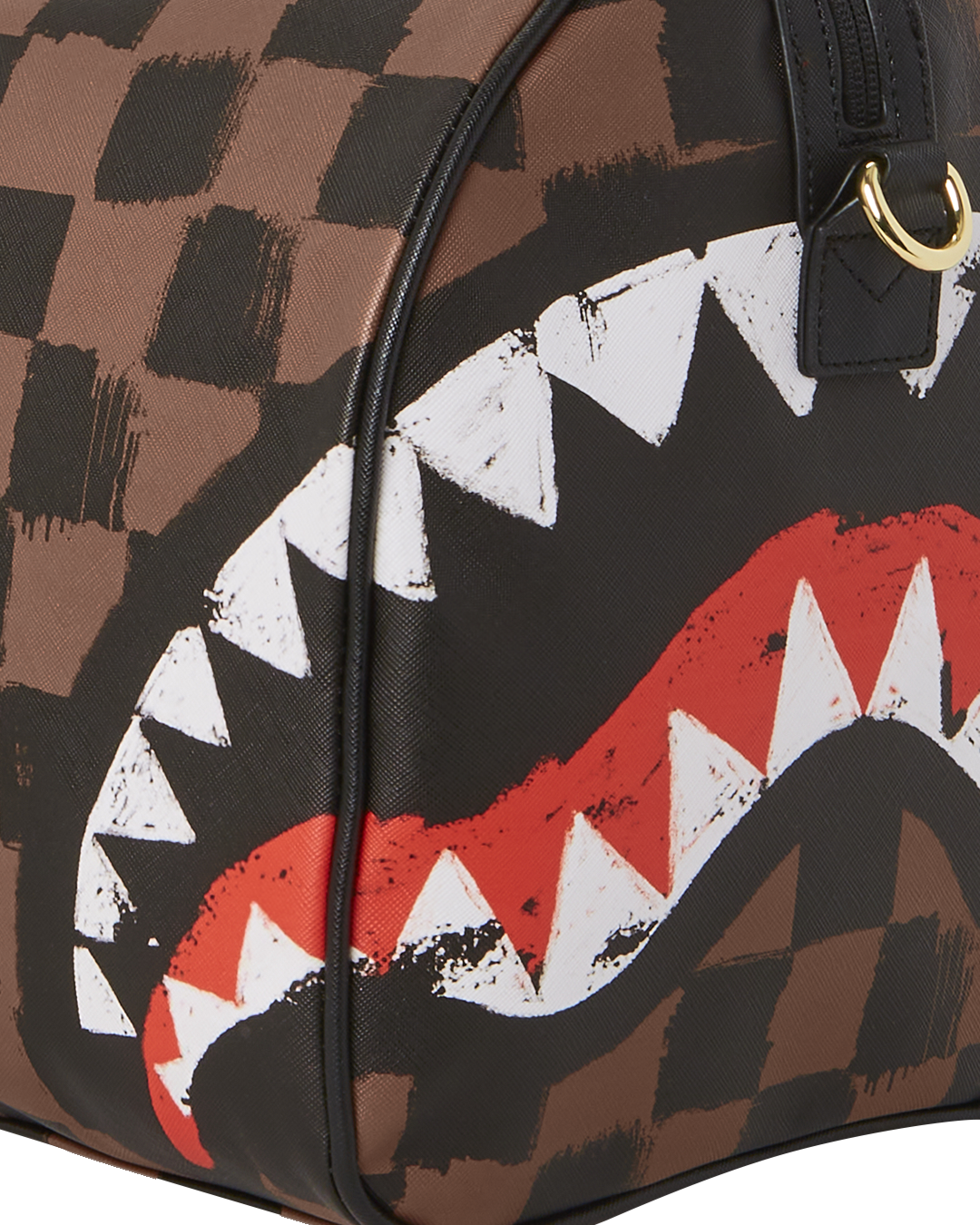 Sprayground Shark In Paris Brown Duffle Skull Monogram 910D4059NSZ