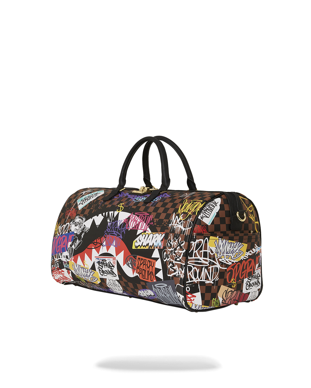 logo-patch duffle bag, Sprayground