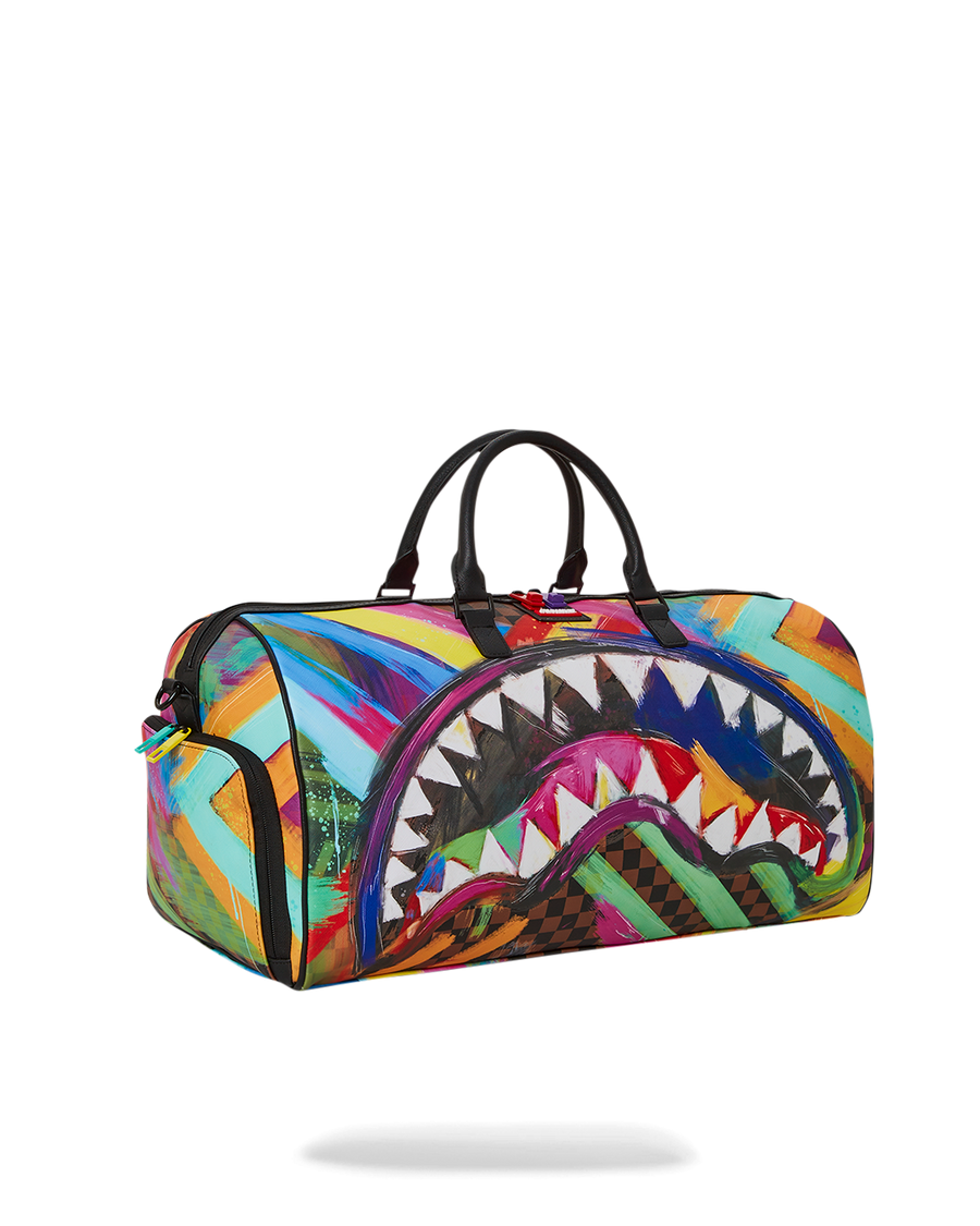 SPRAYGROUND® DUFFLE SHARKS IN PARIS CITY STREAKS DUFFLE