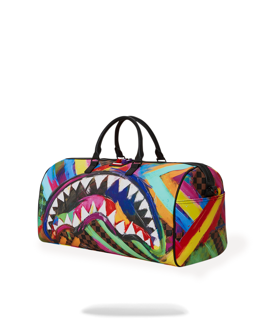 SPRAYGROUND® DUFFLE SHARKS IN PARIS CITY STREAKS DUFFLE