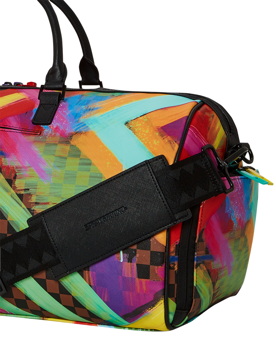 SPRAYGROUND® DUFFLE SHARKS IN PARIS CITY STREAKS DUFFLE