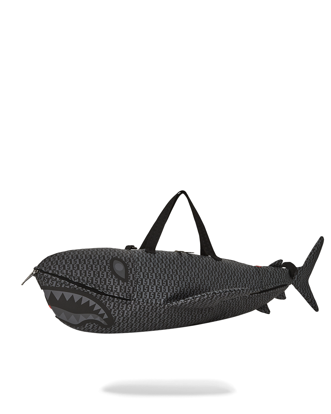 SPRAYGROUND® DUFFLE SHARKFINITY STEALTH PILOT SHARK SHAPE DUFFLE