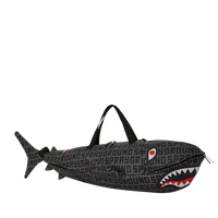 Sprayground shark shaped duffle bag hotsell