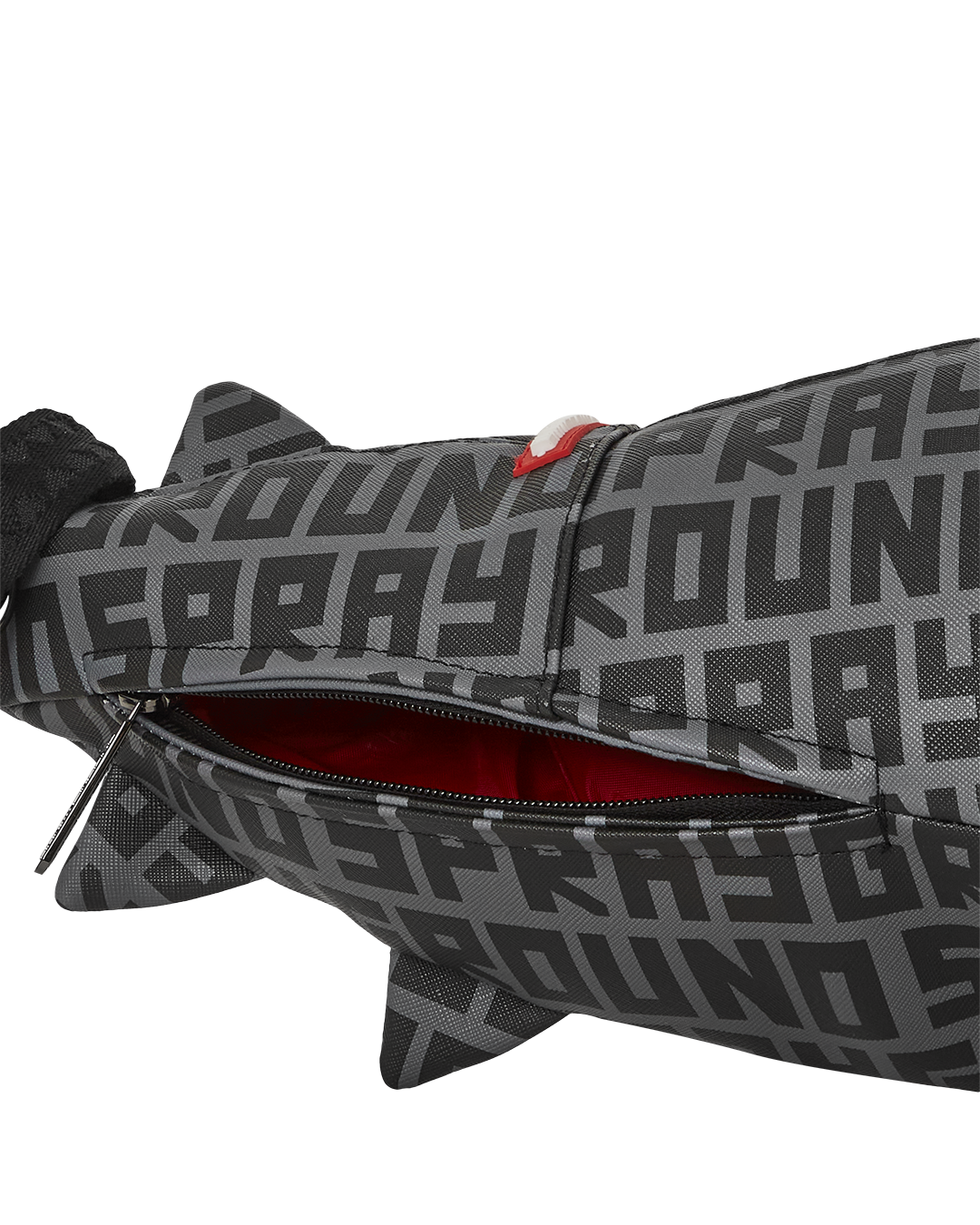 SPRAYGROUND® DUFFLE SHARKFINITY STEALTH PILOT SHARK SHAPE DUFFLE