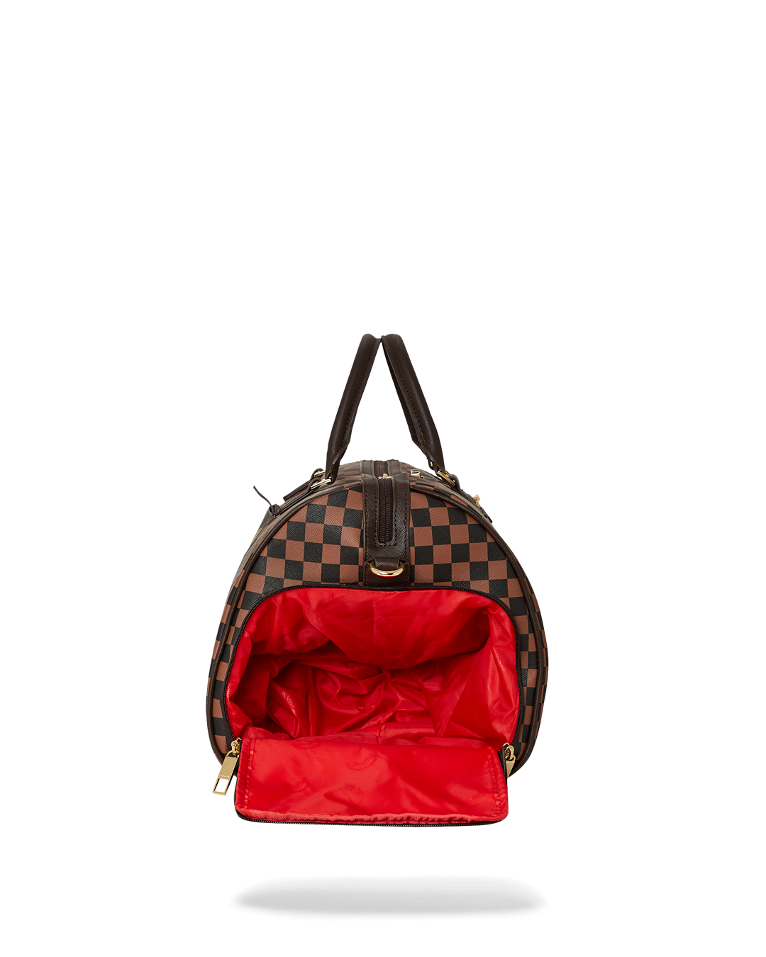 SPRAYGROUND: SHARKS IN PARIS GOLD RIVIT EMPRESS DUFFLE – 85 86  eightyfiveightysix