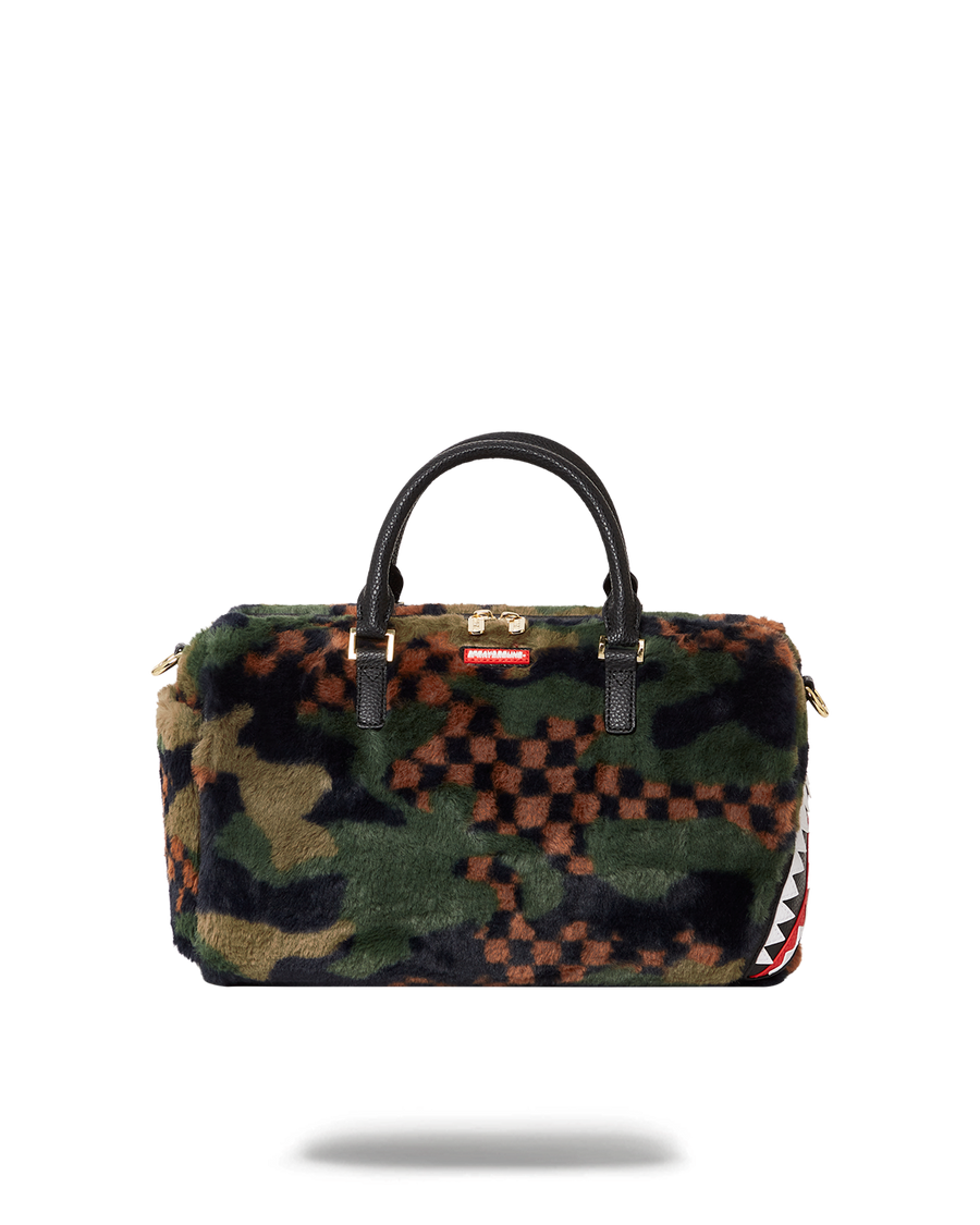 SPRAYGROUND® DUFFLE 3AM GREEN FURR MINI DUFFLE