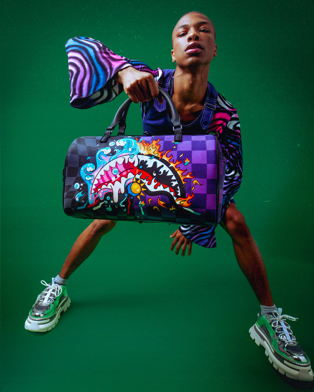 SPRAYGROUND® DUFFLE CRAZY EYES MINI DUFFLE