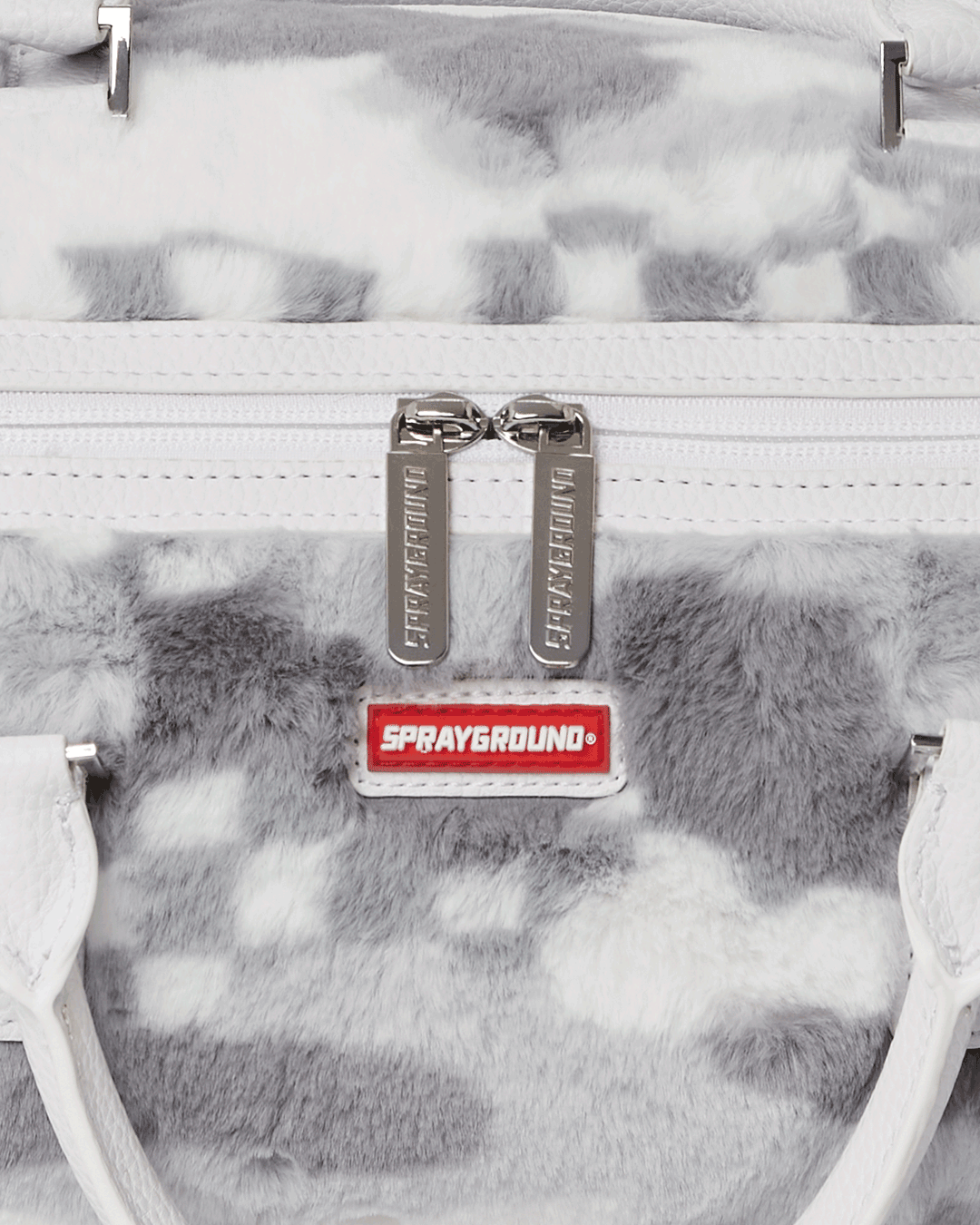 SPRAYGROUND® DUFFLE WHITE 3AM FURR MINI DUFFLE