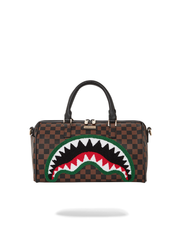 SPRAYGROUND® DUFFLE CHENILLE SHARKS IN PARIS MINI DUFFLE