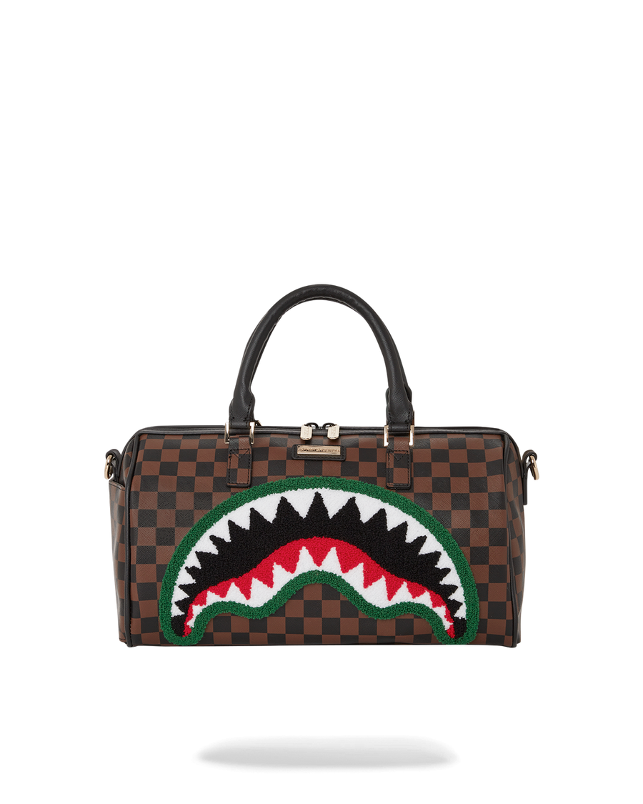 SPRAYGROUND® DUFFLE CHENILLE SHARKS IN PARIS MINI DUFFLE