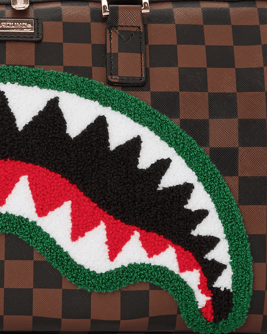 SPRAYGROUND® DUFFLE CHENILLE SHARKS IN PARIS MINI DUFFLE