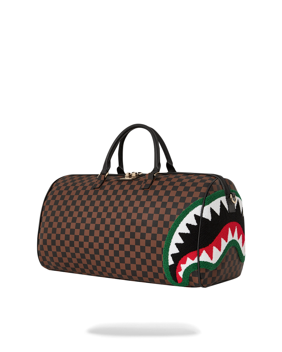 SPRAYGROUND® DUFFLE CHENILLE SHARKS IN PARIS DUFFLE