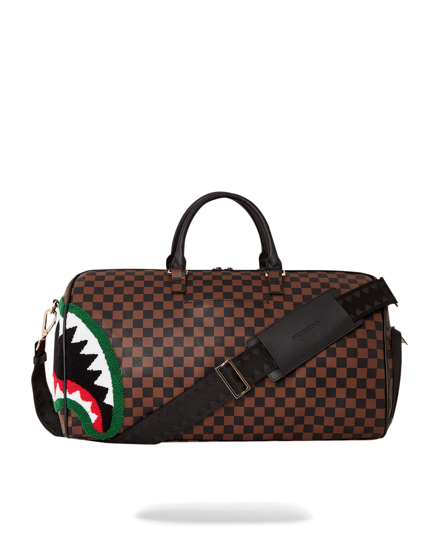 SPRAYGROUND® DUFFLE CHENILLE SHARKS IN PARIS DUFFLE