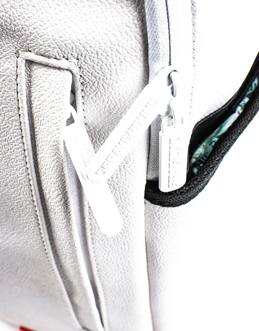 SPRAYGROUND® BACKPACK THE SPRAYGROUND DIY WHITE BACKPACK (VEGAN LEATHER & INNER MONEY LINING) & MARKERS INCLUDED