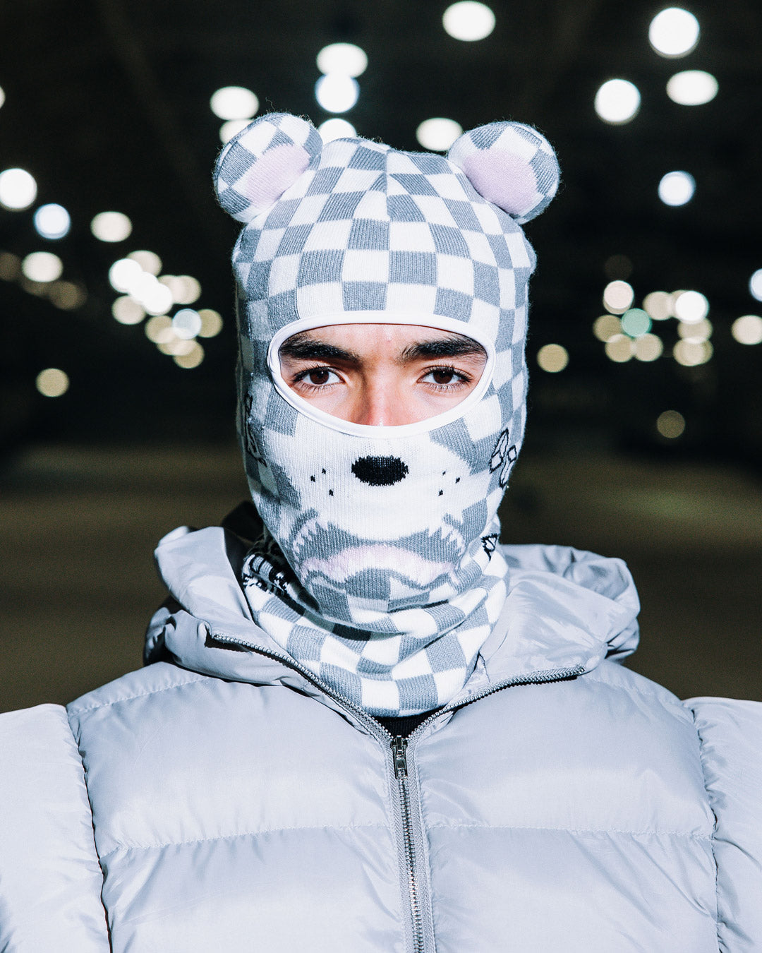 SPRAYGROUND® SKI MASK ROSE MONEY BEAR SKI MASK