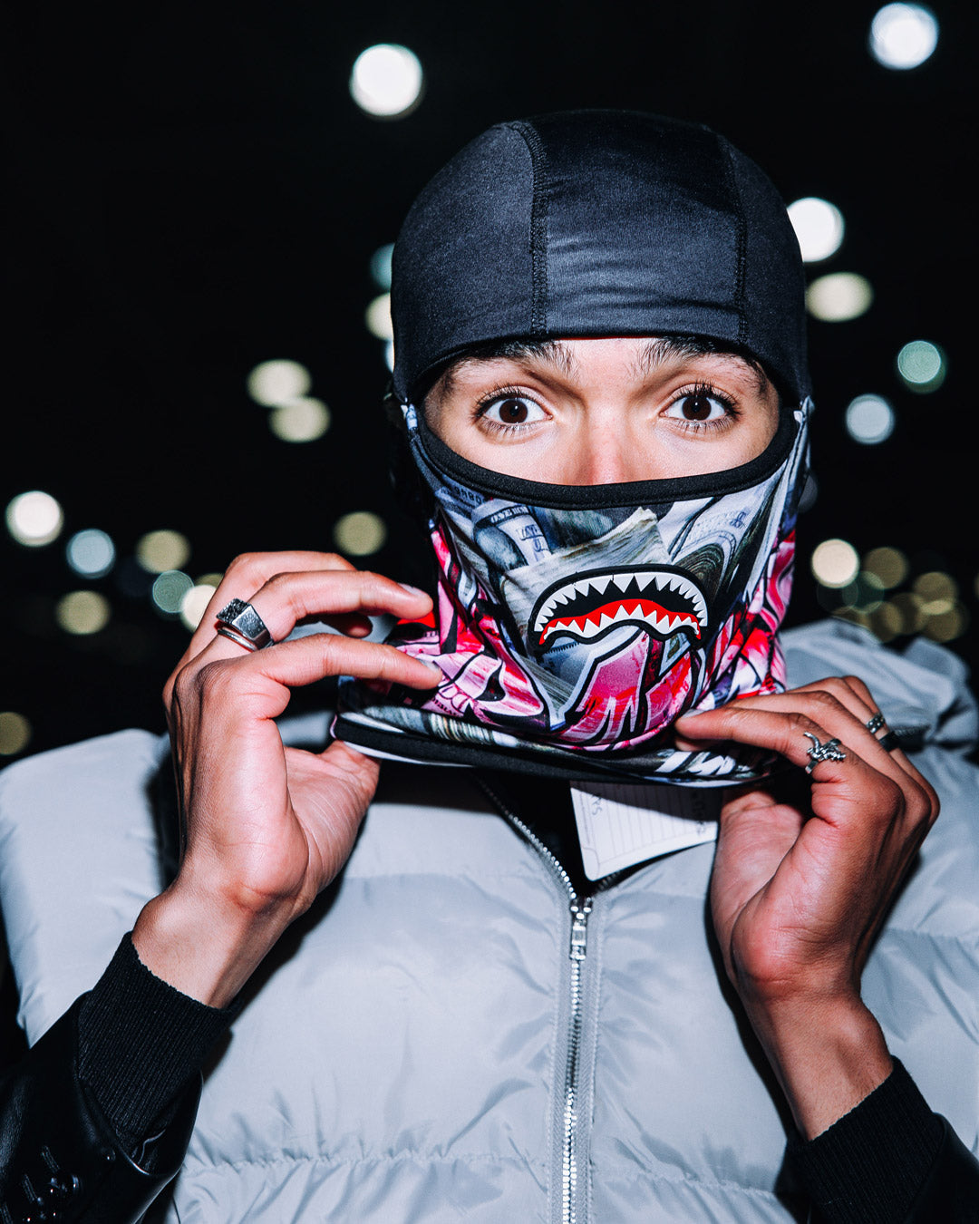 SPRAYGROUND® SKI MASK $TASHED SKI MASK