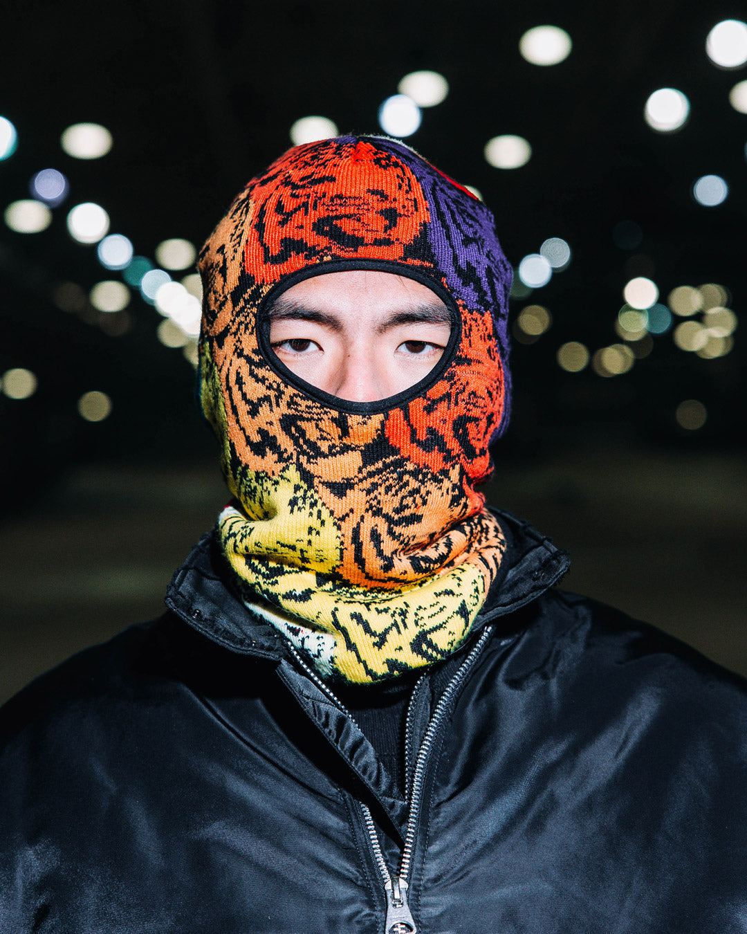 SPRAYGROUND® SKI MASK TIGER PATTERN SKI MASK