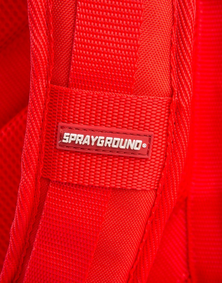 SPRAYGROUND® BACKPACK RED GUB (GRAFFITI UTILITY BACKPACK)