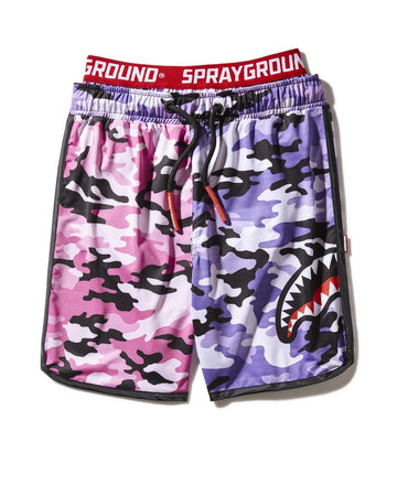 SPRAYGROUND® SWIM KIDS SPLIT CAMO SWIM TRUNKS