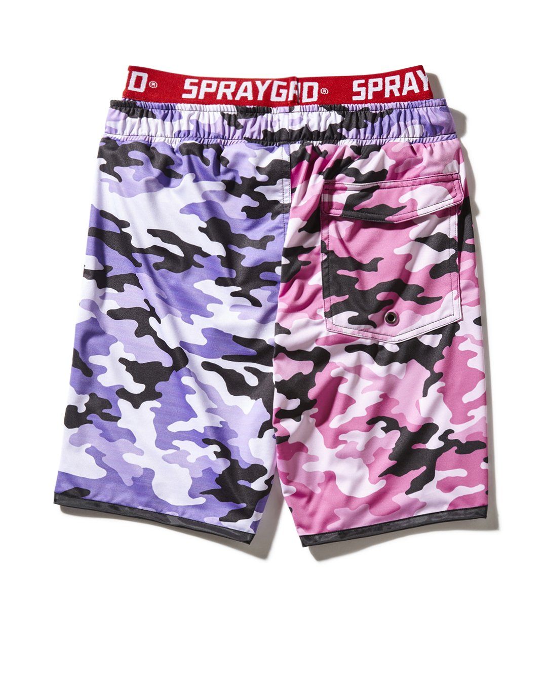 SPRAYGROUND® SWIM KIDS SPLIT CAMO SWIM TRUNKS