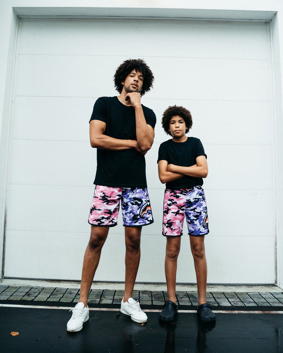 SPRAYGROUND® SWIM KIDS SPLIT CAMO SWIM TRUNKS