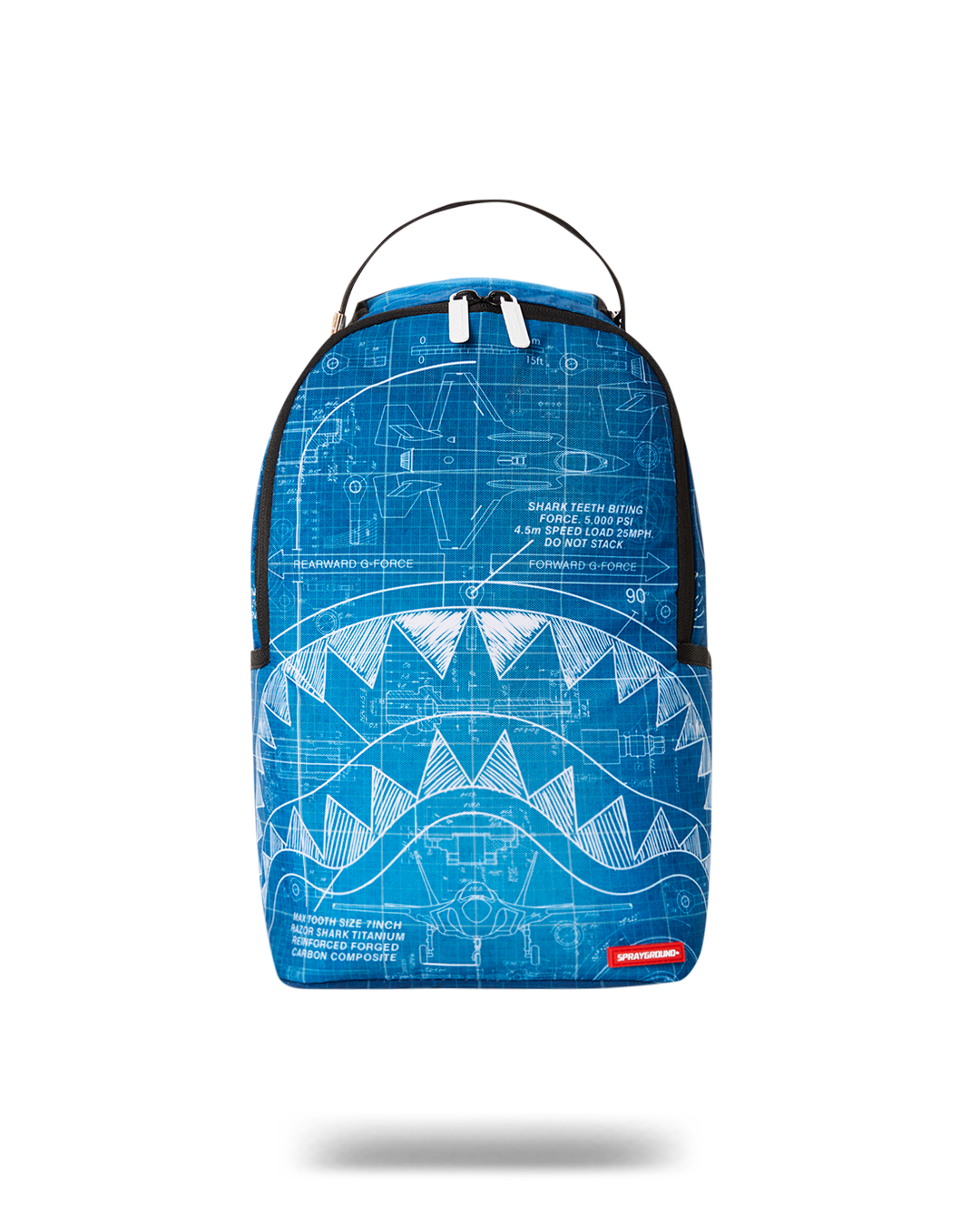 SPRAYGROUND® BACKPACK MINI SCHEMATICS SHARK BACKPACK