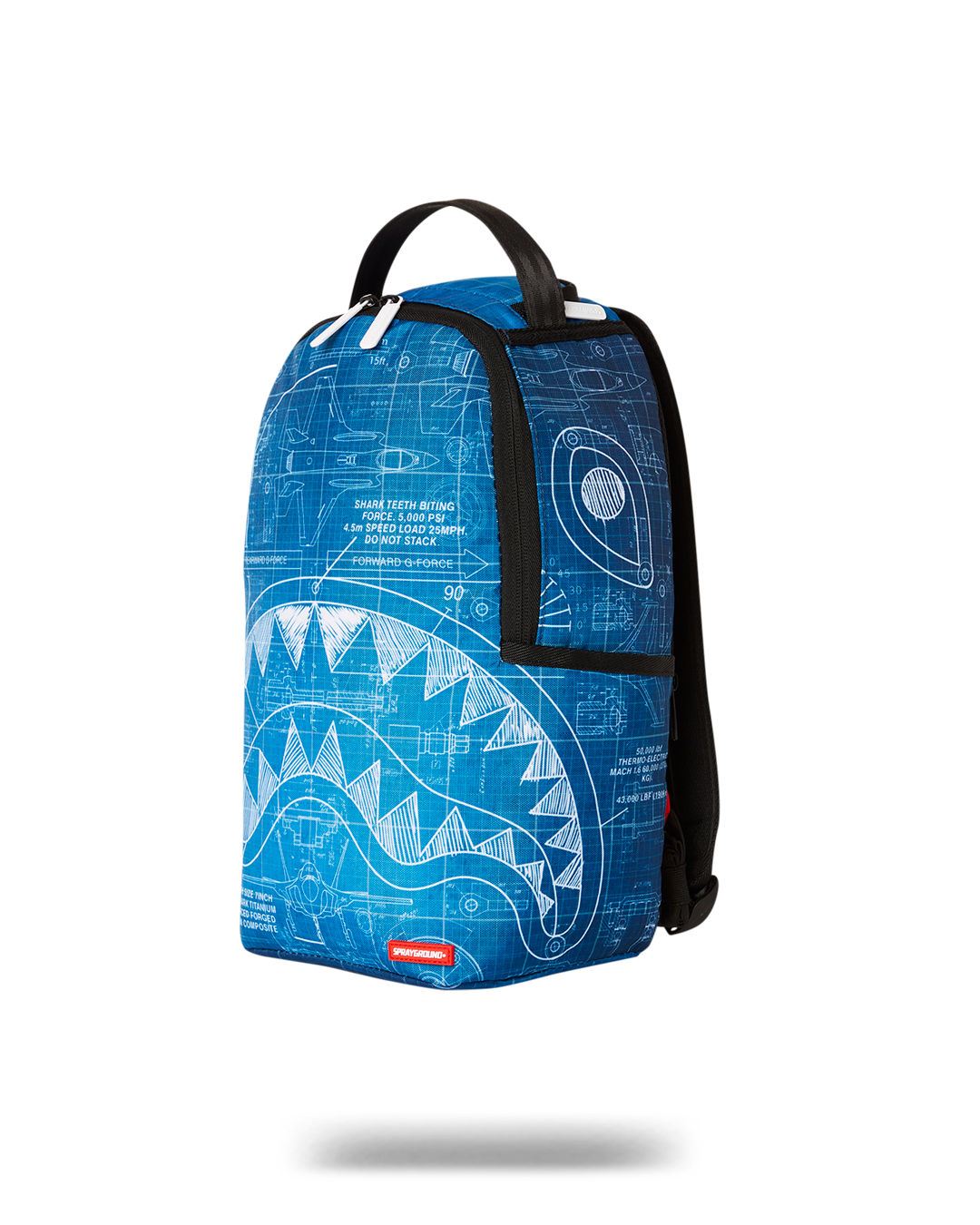 SPRAYGROUND® BACKPACK MINI SCHEMATICS SHARK BACKPACK